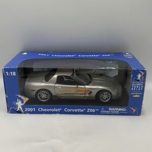 Maisio 2001 Chevrolet‎ Corvette Z06 1:18 Olympic Torch Relay Diecast Car Limited